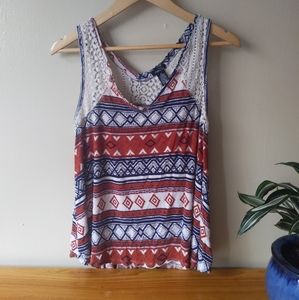 Medium Tank Top Rue 21 Boho Hippie